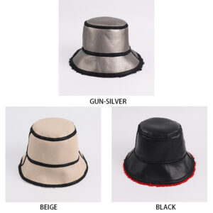 Vegan Double-Faced Shearling Bucket Hat – Urban Edge Meets Cozy Luxe