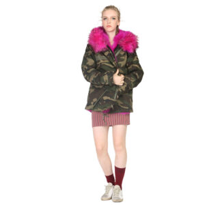 Camo Fox & Raccoon Fur-Lined Parka — Wholesale & OEM Edition