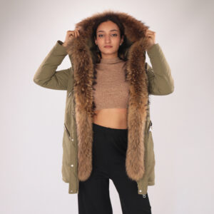 Raccoon Fur Collar Down Parka — Wholesale & OEM Edition