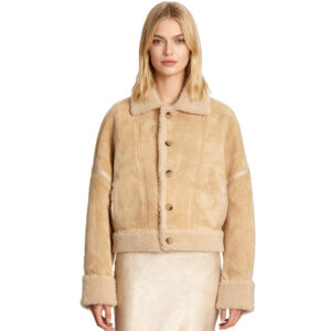 Double-Faced Sheepskin Short Coat