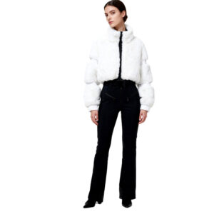 Faux Fur Panel Ski Suit – Alpine Chic Meets Peak Performance
