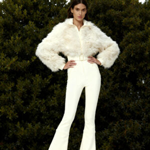 Luxe  Faux Fur Ski Suit – Glamour Meets Alpine Performance