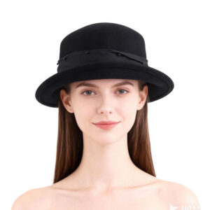 Minimalist Wool Felt Bucket Hat – 100% Wool