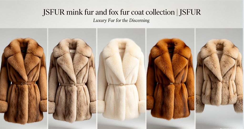  JSFUR mink fur and fox fur coat collection | JSFUR