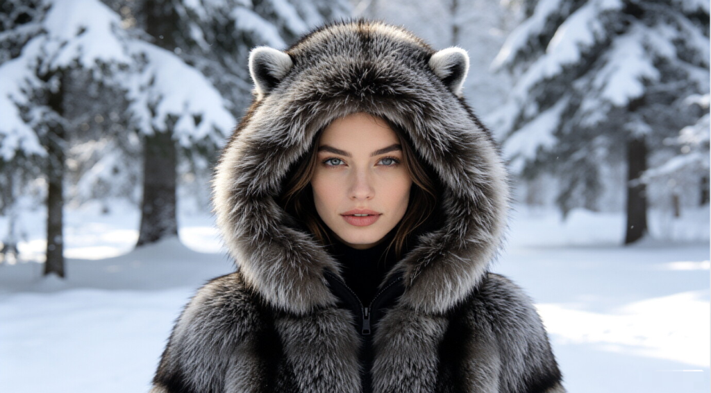  Thick warm raccoon fur for cold winter | JSFUR