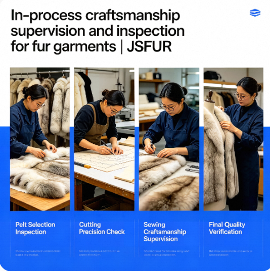 In-process craftsmanship supervision and inspection for fur garments | JSFUR